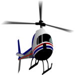 Helicopter 04 Clip Art