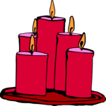 Candle Group Clip Art