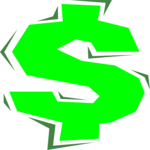 Dollar Symbol 05 Clip Art