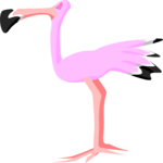 Flamingo 09 Clip Art