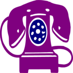 Telephone - Rotary 14 Clip Art