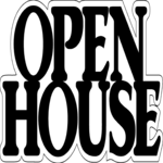 Open House Title Clip Art
