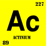 Actinum(Chemical Elements) Clip Art
