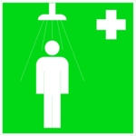 First Aid - Showers Clip Art