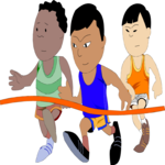 T & F - Runners 5 Clip Art