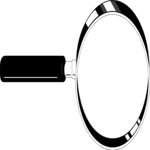 Magnifying Glass 3 Clip Art