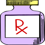 Medicine Bottle 6 Clip Art