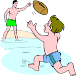 Beach Football Clip Art