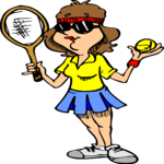 Tennis 088 Clip Art