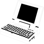 Laptop 02 Clip Art
