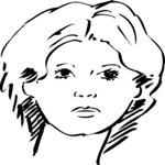 Face - Female 07 Clip Art