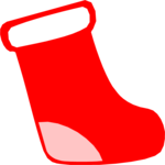 Stocking 13 Clip Art