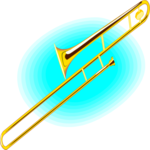 Trombone 4 Clip Art