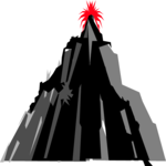 Volcano 01 Clip Art