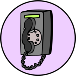 Telephone - Rotary 18 Clip Art