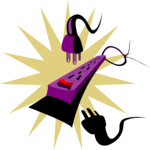 Power Surge Strip 2 Clip Art