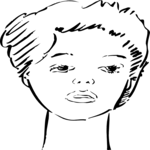 Face - Female 09 Clip Art