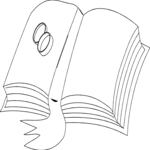 Rings & Bible 1 Clip Art