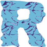 Crinkle Condensed R 1 Clip Art