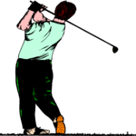 Golfer 61 Clip Art
