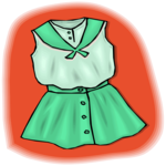 Girl's Clothes 2 Clip Art