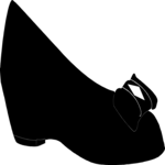 Girls' Shoe 1 Clip Art