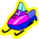 Snowmobile 12 Clip Art