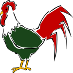 Rooster 19 Clip Art