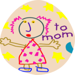 Egg - To Mom Clip Art