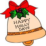 Happy Holly Days 1 Clip Art