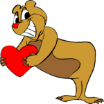 Bear with Heart 1