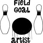Bowling - Field Goal Artist Clip Art