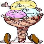 Ice Cream Sundae Clip Art