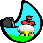 Golfer 024 Clip Art