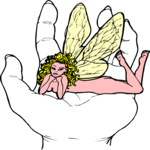 Fairy in Hand 1