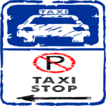 Taxi Stop 3 Clip Art