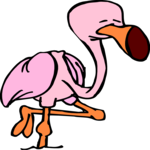 Flamingo 11 Clip Art