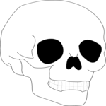 Skull 05 Clip Art