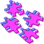 Puzzle Pieces 8 Clip Art