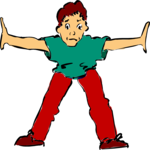 Boy with Arms Out