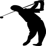 Golfer 01 Clip Art