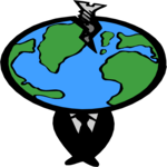 Globe Head Clip Art