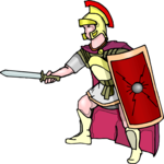 Roman Soldier 11 Clip Art