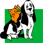 Dog & Cat 2 Clip Art