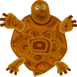 Turtle - Surprised Clip Art