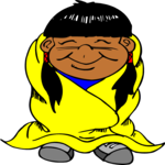 Native American Boy 1 Clip Art