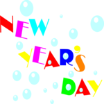 New Years Day Clip Art