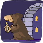 Monk 05 Clip Art