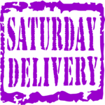 Saturday Delivery Clip Art