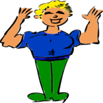 Muscular Guy 1 Clip Art